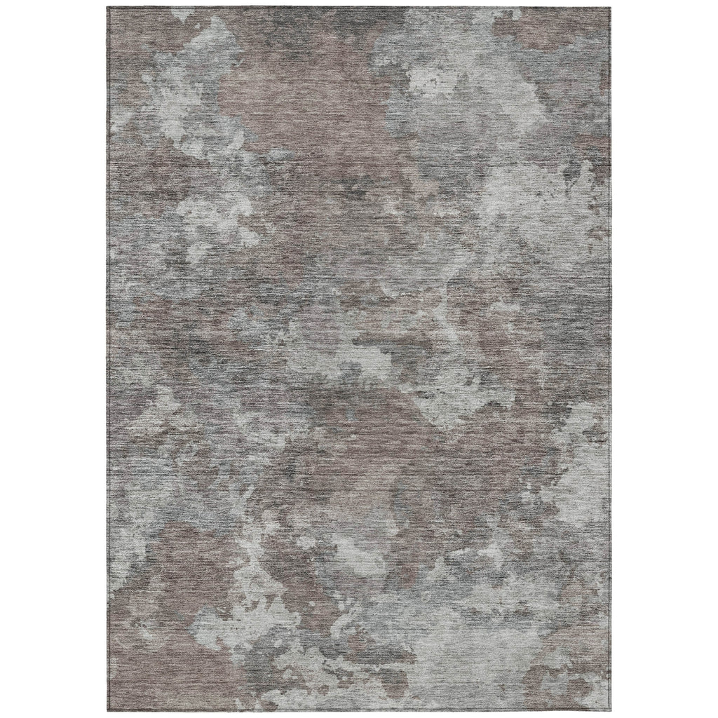 Piper Looms Chantille Abstract ACN1991 Brown Machine Washable Area Rug main image
