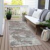Piper Looms Chantille Abstract ACN1991 Brown Machine Washable Area Rug Runner Outdoor Lifestyle Image Feature