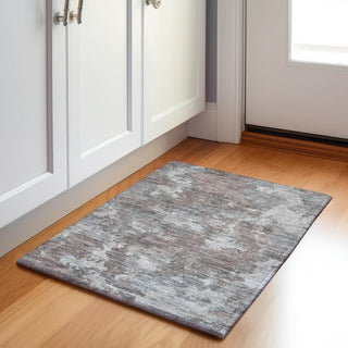 Piper Looms Chantille Abstract ACN1991 Brown Machine Washable Area Rug Scatter Lifestyle Image Feature