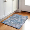 Piper Looms Chantille Abstract ACN1991 Denim Machine Washable Area Rug Scatter Lifestyle Image Feature
