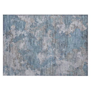 Piper Looms Chantille Abstract ACN1991 Denim Machine Washable Area Rug Scatter Main Image