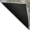 Piper Looms Chantille Abstract ACN1991 Gold Machine Washable Area Rug Backing Image
