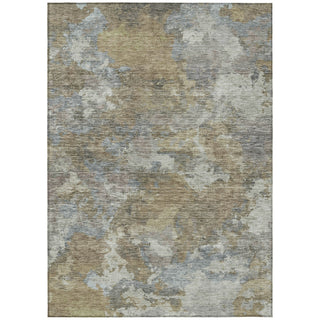 Piper Looms Chantille Abstract ACN1991 Gold Machine Washable Area Rug main image