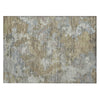 Piper Looms Chantille Abstract ACN1991 Gold Machine Washable Area Rug Scatter Main Image