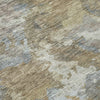 Piper Looms Chantille Abstract ACN1991 Gold Machine Washable Area Rug Swatch Image