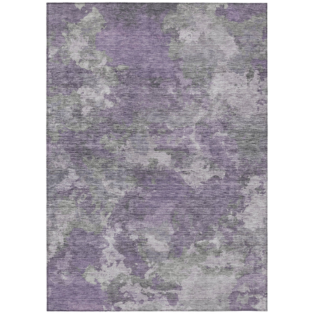 Piper Looms Chantille Abstract ACN1991 Purple Machine Washable Area Rug main image