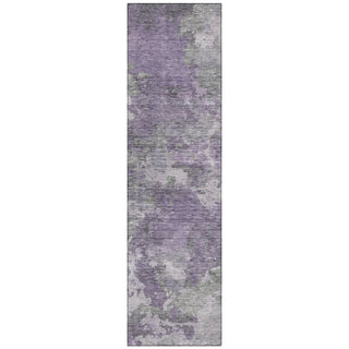 Piper Looms Chantille Abstract ACN1991 Purple Machine Washable Area Rug Runner Main Image