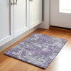 Piper Looms Chantille Abstract ACN1991 Purple Machine Washable Area Rug Scatter Lifestyle Image Feature