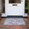 Piper Looms Chantille Abstract ACN1991 Purple Machine Washable Area Rug Scatter Outdoor Lifestyle Image Feature