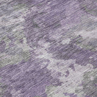 Piper Looms Chantille Abstract ACN1991 Purple Machine Washable Area Rug Swatch Image