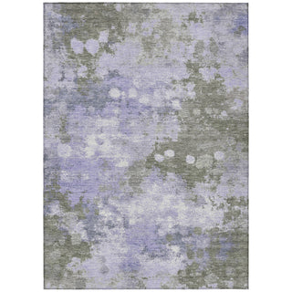 Piper Looms Chantille Abstract ACN1992 Lavender Machine Washable Area Rug main image