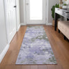 Piper Looms Chantille Abstract ACN1992 Lavender Machine Washable Area Rug Runner Lifestyle Image Feature