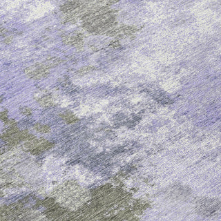 Piper Looms Chantille Abstract ACN1992 Lavender Machine Washable Area Rug Swatch Image