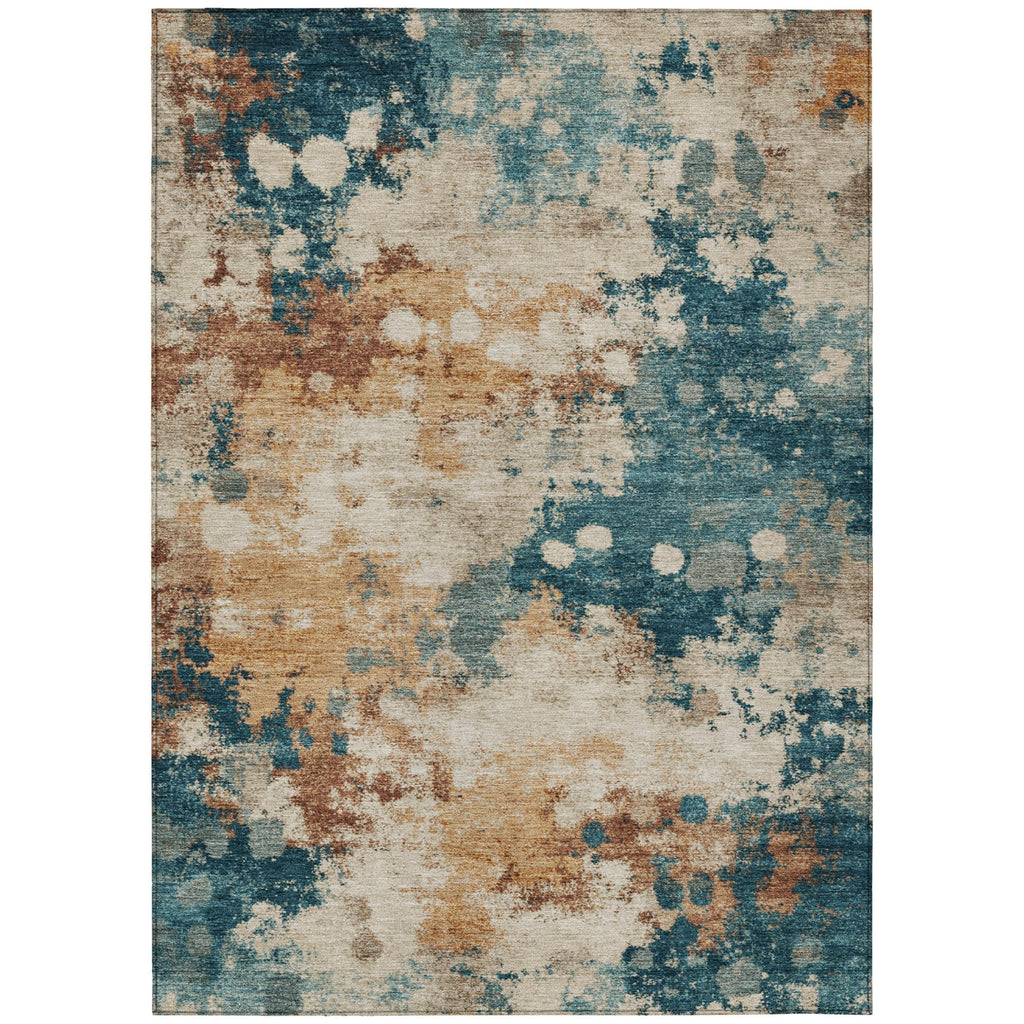 Piper Looms Chantille Abstract ACN1992 Putty Machine Washable Area Rug main image