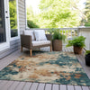 Piper Looms Chantille Abstract ACN1992 Putty Machine Washable Area Rug Outdoor Lifestyle Image Feature