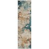 Piper Looms Chantille Abstract ACN1992 Putty Machine Washable Area Rug Runner Main Image
