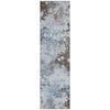 Piper Looms Chantille Abstract ACN1992 Sky Machine Washable Area Rug Runner Main Image