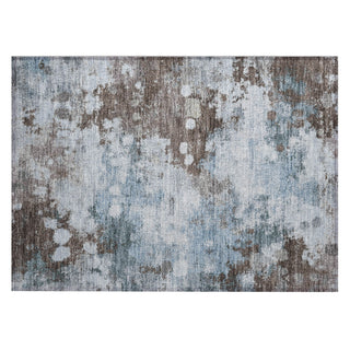 Piper Looms Chantille Abstract ACN1992 Sky Machine Washable Area Rug Scatter Main Image