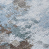 Piper Looms Chantille Abstract ACN1992 Sky Machine Washable Area Rug Swatch Image