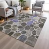 Piper Looms Chantille Geometric ACN1993 Chocolate Machine Washable Area Rug Lifestyle Image Feature