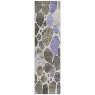 Piper Looms Chantille Geometric ACN1993 Chocolate Machine Washable Area Rug Runner Main Image
