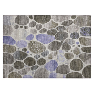 Piper Looms Chantille Geometric ACN1993 Chocolate Machine Washable Area Rug Scatter Main Image