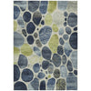 Piper Looms Chantille Geometric ACN1993 Denim Machine Washable Area Rug main image
