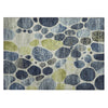 Piper Looms Chantille Geometric ACN1993 Denim Machine Washable Area Rug Scatter Main Image
