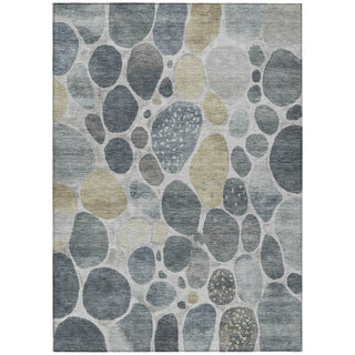 Piper Looms Chantille Geometric ACN1993 Pewter Machine Washable Area Rug main image