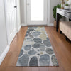 Piper Looms Chantille Geometric ACN1993 Pewter Machine Washable Area Rug Runner Lifestyle Image Feature