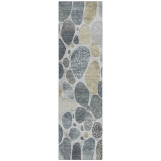 Piper Looms Chantille Geometric ACN1993 Pewter Machine Washable Area Rug Runner Main Image