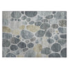 Piper Looms Chantille Geometric ACN1993 Pewter Machine Washable Area Rug Scatter Main Image