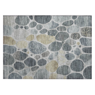 Piper Looms Chantille Geometric ACN1993 Pewter Machine Washable Area Rug Scatter Main Image