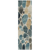 Piper Looms Chantille Geometric ACN1993 Teal Machine Washable Area Rug Runner Main Image