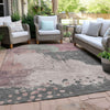 Piper Looms Chantille Abstract ACN1994 Blush Machine Washable Area Rug Outdoor Lifestyle Image Feature