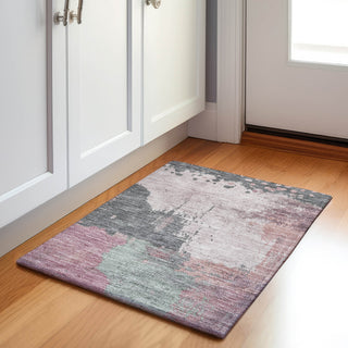 Piper Looms Chantille Abstract ACN1994 Blush Machine Washable Area Rug Scatter Lifestyle Image Feature