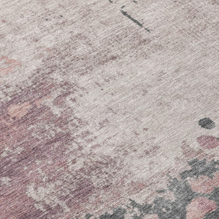 Piper Looms Chantille Abstract ACN1994 Blush Machine Washable Area Rug Swatch Image