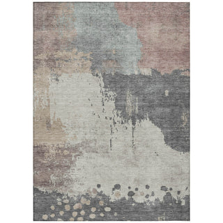 Piper Looms Chantille Abstract ACN1994 Khaki Machine Washable Area Rug main image