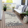 Piper Looms Chantille Abstract ACN1994 Khaki Machine Washable Area Rug Runner Outdoor Lifestyle Image Feature