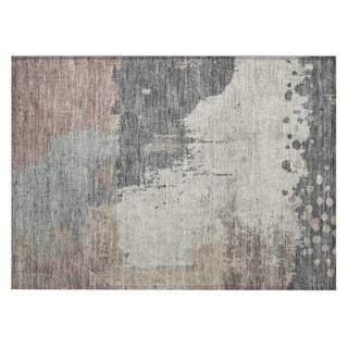Piper Looms Chantille Abstract ACN1994 Khaki Machine Washable Area Rug Scatter Main Image