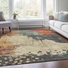 Piper Looms Chantille Abstract ACN1994 Paprika Machine Washable Area Rug Lifestyle Image Feature
