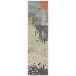 Piper Looms Chantille Abstract ACN1994 Paprika Machine Washable Area Rug Runner Main Image