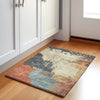 Piper Looms Chantille Abstract ACN1994 Paprika Machine Washable Area Rug Scatter Lifestyle Image Feature