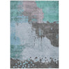Piper Looms Chantille Abstract ACN1994 Teal Machine Washable Area Rug main image
