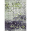 Piper Looms Chantille Geometric ACN1995 Aloe Machine Washable Area Rug main image