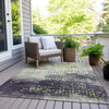 Piper Looms Chantille Geometric ACN1995 Aloe Machine Washable Area Rug Outdoor Lifestyle Image Feature