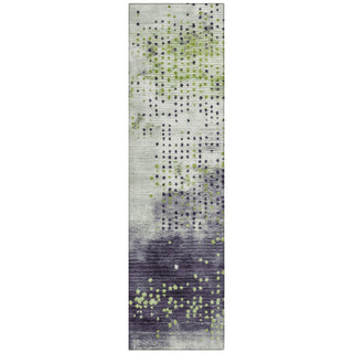 Piper Looms Chantille Geometric ACN1995 Aloe Machine Washable Area Rug Runner Main Image
