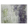 Piper Looms Chantille Geometric ACN1995 Aloe Machine Washable Area Rug Scatter Main Image