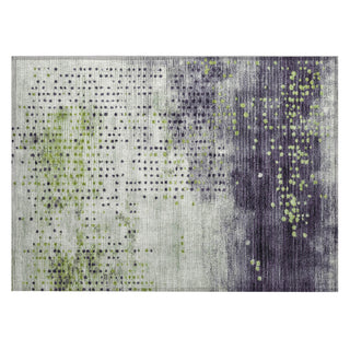 Piper Looms Chantille Geometric ACN1995 Aloe Machine Washable Area Rug Scatter Main Image
