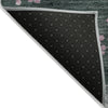 Piper Looms Chantille Geometric ACN1995 Blush Machine Washable Area Rug Backing Image